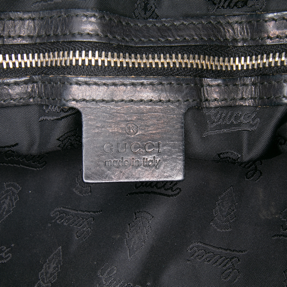 Pre-Loved Gucci Large Patent Hysteria Satchel - Picture 5 of 9